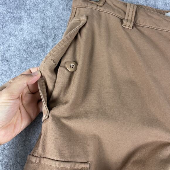 Aritzia TNA Cargo Pants Womens 6 Tan Utility Baggy Relaxed Grunge Skater - Picture 8 of 16